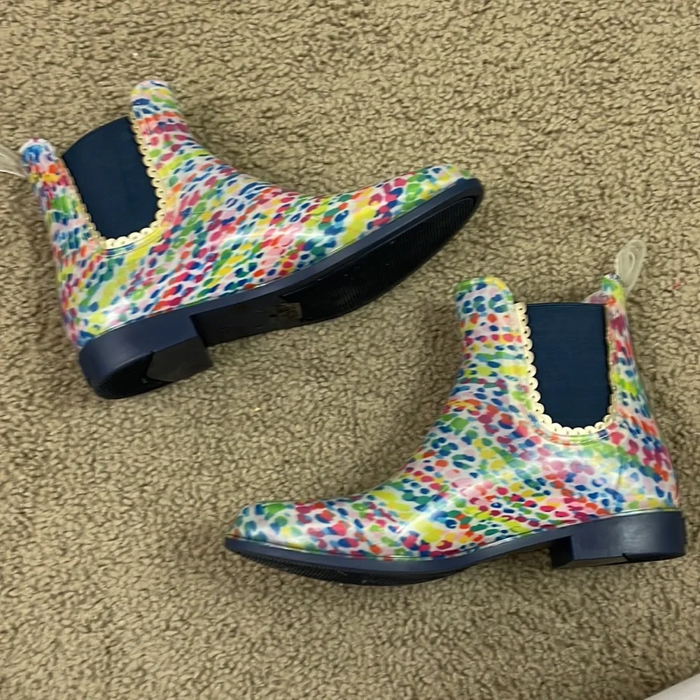 JACK ROGERS Sallie Rainbow Rain Boots